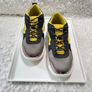 KENDALL + KYLE Yellow & Black Fashion Sneakers